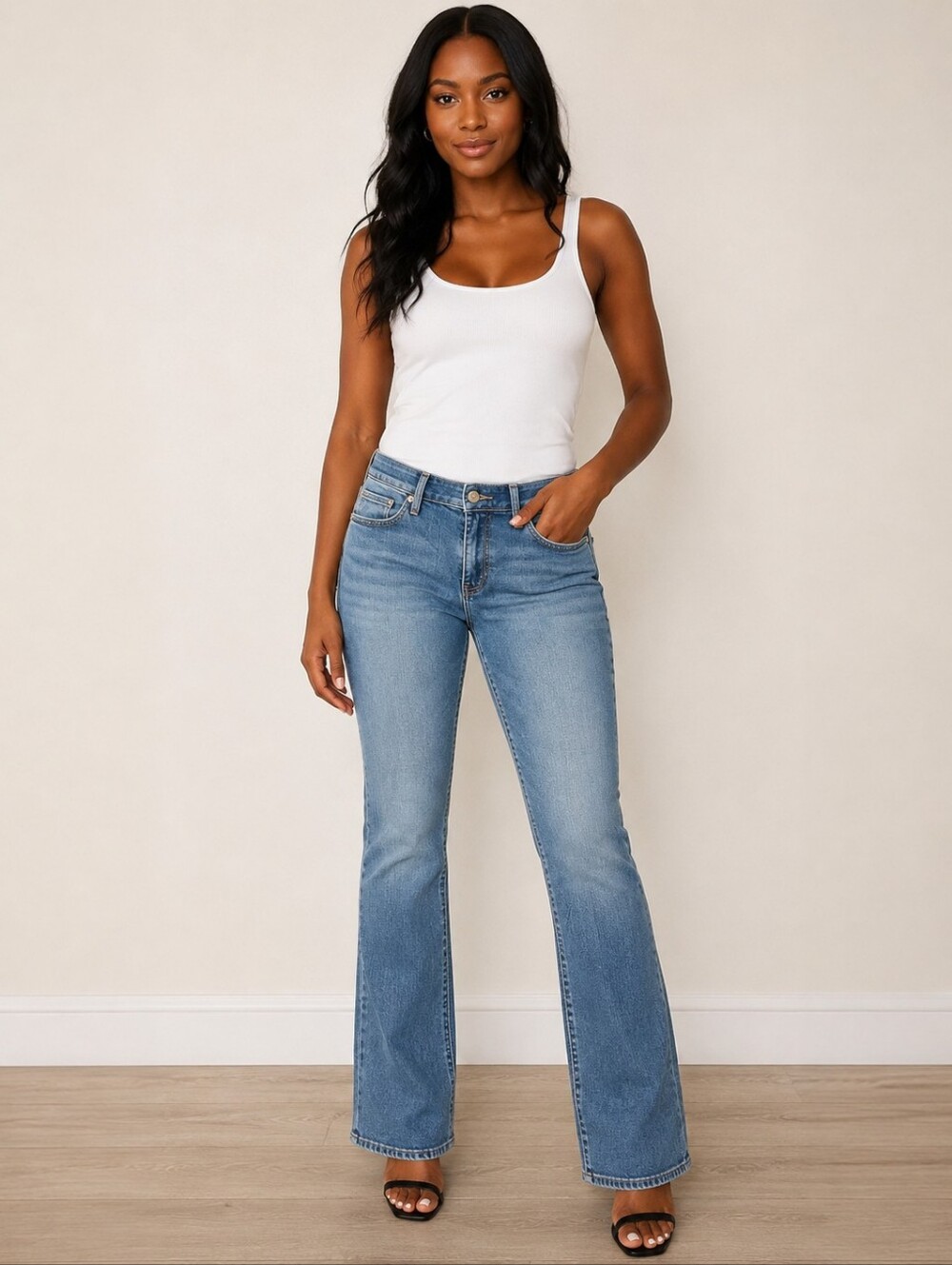 ❤ LEVI'S 525 PERFECT WAIST BOOTCUT JEANS, 14 (32)